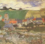 Vincent Van Gogh View of Auvers (nn04) china oil painting reproduction